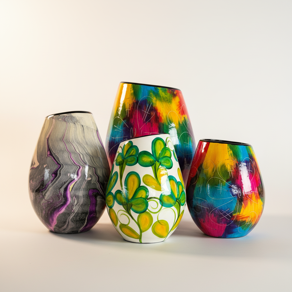 Floreros Esmaltados