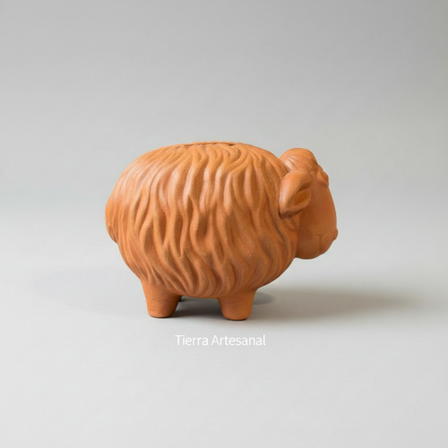 Alcancía Oveja en Terracota