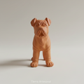 Alcancía de Barro Figura Perro