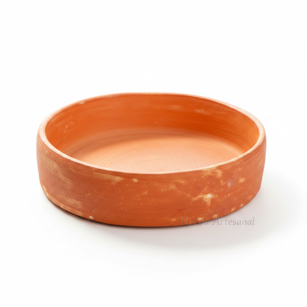 Plato rústico artesanal terracota – Tierra Artesanal